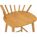 CAREN Solid Wood Bar Chair-Natural - Image 9