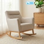BURTON Pet Friendly Rocking Chair-Beige