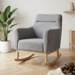 BURTON Pet Friendly Rocking Chair-Grey - Image 2