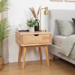 Moku Home HIDA Full Solid Wood Bedside Table-Natural - Image 2