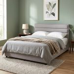 LINER Queen Size Divan Bed Frame-Grey - Image 2