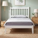NOVARA Single Bed Frame-White
