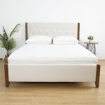 TAMURA Queen Size Solid Wood Bed-Walnut - Image 5