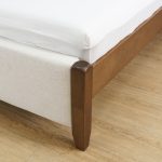 TAMURA Queen Size Solid Wood Bed-Walnut - Image 6