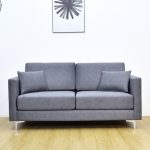 ASPRA 3 Seater Pet Friendly Sofa-Grey - Image 5