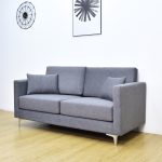 ASPRA 3 Seater Pet Friendly Sofa-Grey - Image 6