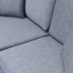 ASPRA 3 Seater Pet Friendly Sofa-Grey - Image 11