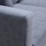 ASPRA 3 Seater Pet Friendly Sofa-Grey - Image 10