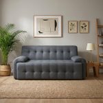BORIS 2 Seater Pet Friendly Sofa-Pebble - Image 2