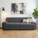 BORIS 3 Seater Pet Friendly Sofa-Pebble