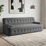 BORIS 3 Seater Pet Friendly Sofa-Pebble - Image 2