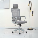 E985 Mesh Netting High Back Office Chair-Grey