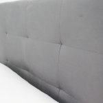 EBONY Queen Size Bed Frame-Dark Grey - Image 8