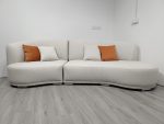 VERTIGO Curved Shaped Sofa-Cream - Image 6