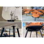 JUNIPER Space Saver 4 Seater Dining Set-Brown - Image 5