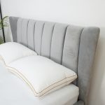 MAGNUS Queen Size Wing Bed-Grey - Image 4
