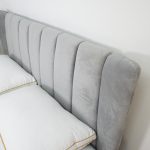 MAGNUS Queen Size Wing Bed-Grey - Image 5