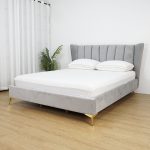 MAGNUS Queen Size Wing Bed-Grey - Image 2