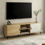 MARBELINE 150cm TV Cabinet-Wotan Oak
