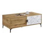 MARBELINE 120cm Coffee Table-Wotan Oak