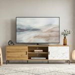 MARBELINE 180cm TV Cabinet-Wotan Oak