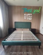 FLULLY Queen Size Bed Frame-Green - Image 20