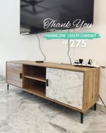 MARBELINE 150cm TV Cabinet-Wotan Oak - Image 4