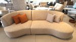 VERTIGO Curved Shaped Sofa-Cream - Image 5