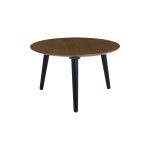 CARSYN D60cm Round Shaped Coffee Table-Cocoa