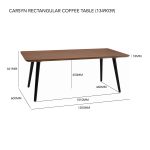 CARSYN 120cm Coffee Table-Cocoa - Image 11