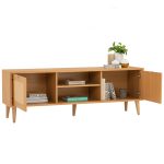 DESSER 150cm Rattan Door TV Cabinet-Oak - Image 5