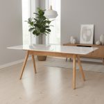 ALINA 200cm Sintered Stone Dining Table-Natural