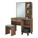 ARCHI Dressing Table Set-Walnut - Image 2