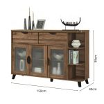 ARCHI 150cm Sideboard-Walnut - Image 2