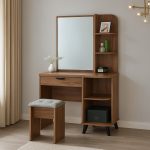ARCHI Dressing Table Set-Walnut