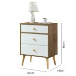 CARSON 3 Drawer Chest-Puritan Pine - Image 4