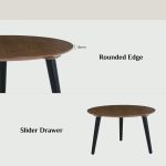 CARSYN D60cm Round Shaped Coffee Table-Cocoa - Image 3