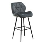 KODY 24 Inch Steel Bar Chair-Grey - Image 2