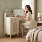 LUCENIA Dressing Table Set-Ivory - Image 2