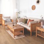 MISA 1 Seater Sofa-Light Walnut - Image 3