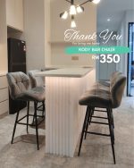 KODY 24 Inch Steel Bar Chair-Grey - Image 7