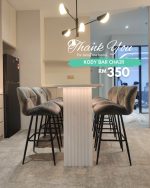 KODY 24 Inch Steel Bar Chair-Grey - Image 5