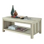 VERANO 110cm Coffee Table-White Oak