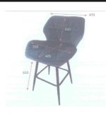 KODY 24 Inch Steel Bar Chair-Grey - Image 8