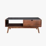 ZARAH 110cm Coffee Table-Walnut - Image 2