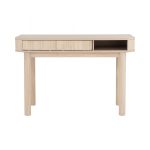 LUDLOW 120cm 2 Sliding Door Study Desk-White Wash - Image 9