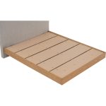 YUMER Queen Size Floating Bed Frame-Natural - Image 6