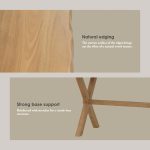 BRADFORD 150x95cm Counter Table-Light Walnut - Image 9