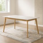 LUNA 140cm & 150cm Sintered Stone Dining Table-Natural