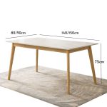 NAZO 6 Seater Sintered Stone Dining Set-Natural - Image 6